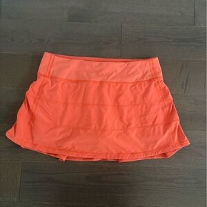 Lululemon Athletica Bright Coral Skater Skirt
